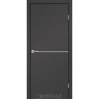 Міжкімнатні Двері DLP-01 SUPER Pet nickel Korfad ПВХ плівка