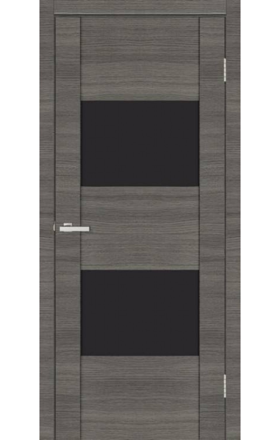 Міжкімнатні Двері Model 03 ЧС ash line Оміс ПВХ плівка