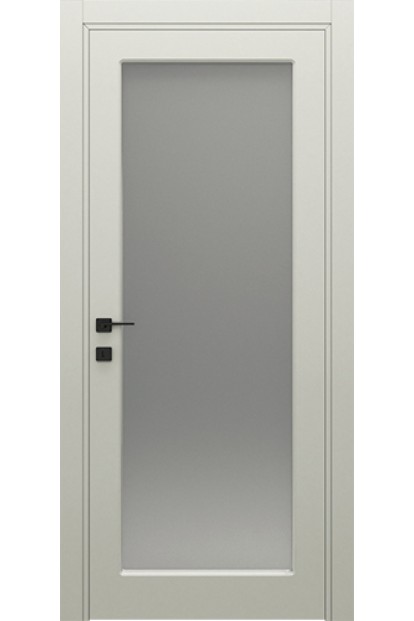 Сучасні міжкімнатні двері шпоновані з великим склом CG 07 Dooris Doors